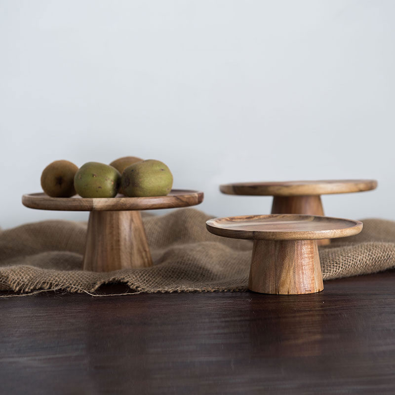 KEMORELA High Stand Wooden Cak - Home Cooking Recipes ulasan dan harga