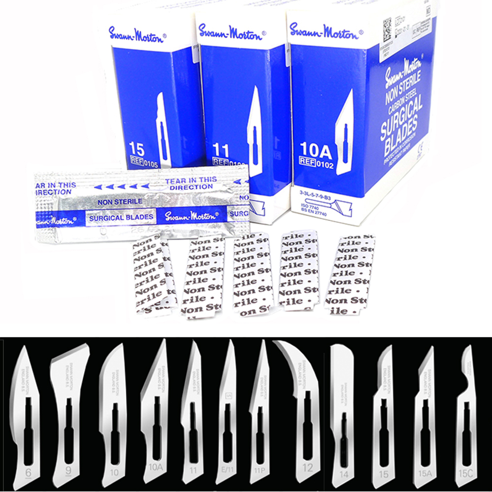 10PCS Swann Morton Carbon Stee - Wok Carbon Steel ulasan dan harga