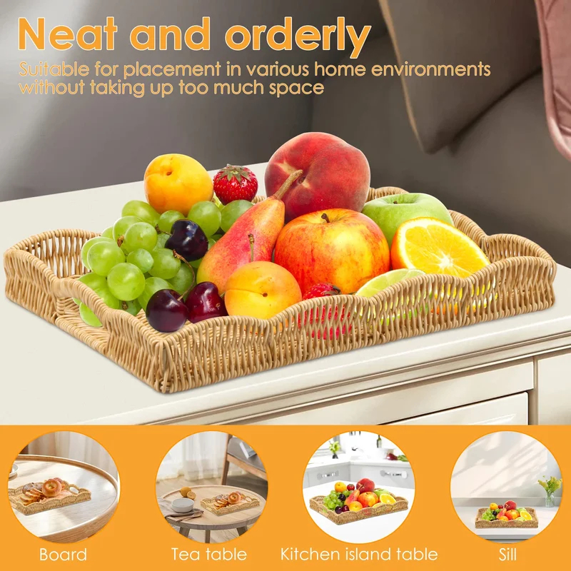 Handwoven Rattan Rectangular S - Home Cooking Recipes ulasan dan harga