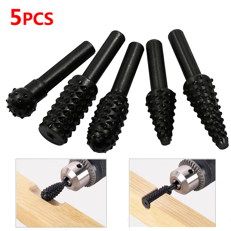5PCS Drill Bit Set 1/4'' 6mm S - Wok Carbon Steel ulasan dan harga
