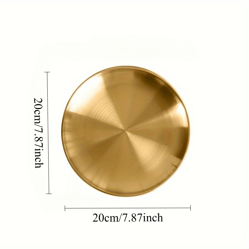 2pcs, Golden Pizza Plates, Sta - Home Cooking Recipes ulasan dan harga