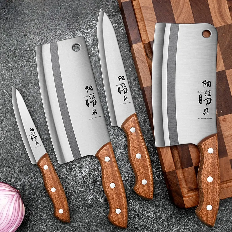 Kitchen knife for Chef, stainl - Wok Carbon Steel ulasan dan harga