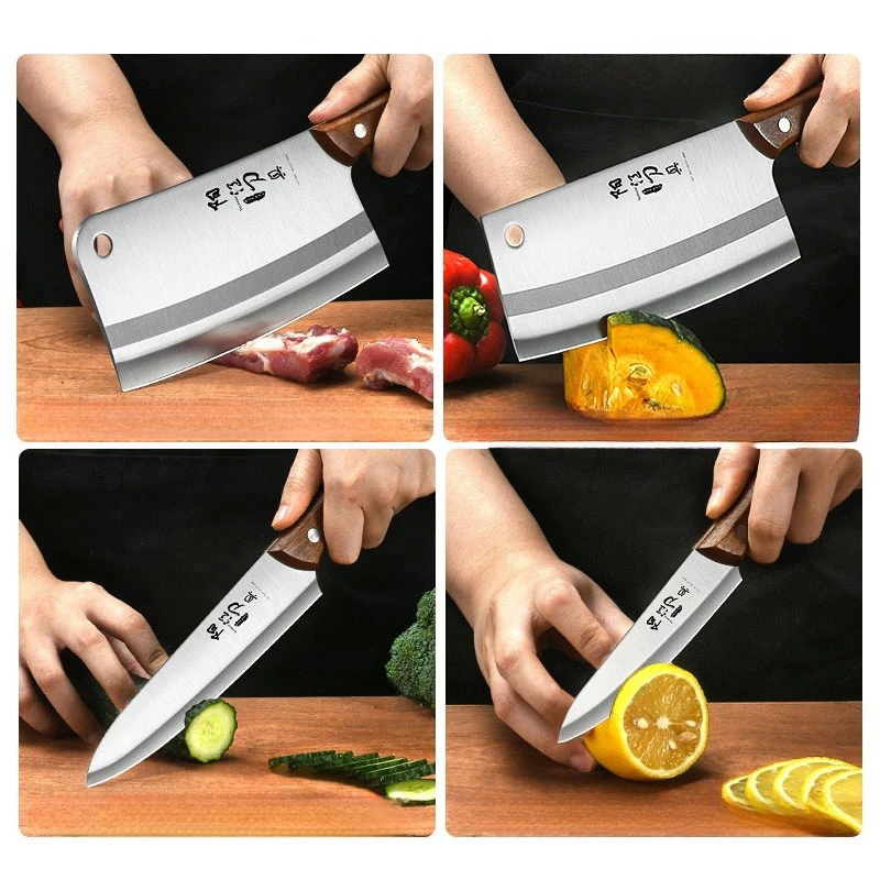 Kitchen knife for Chef, stainl - Wok Carbon Steel ulasan dan harga