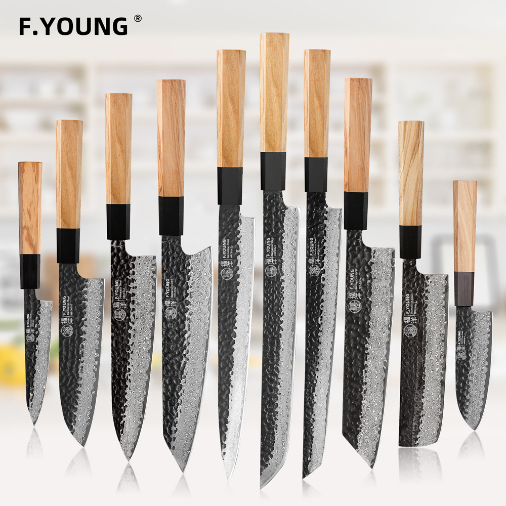 F.YOUNG Damascus Steel Kitchen - Wok Carbon Steel ulasan dan harga