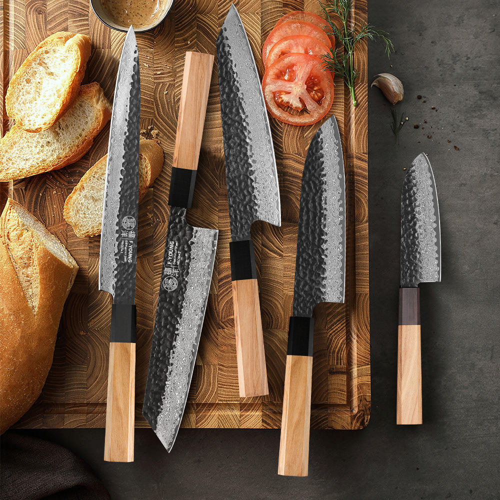 F.YOUNG Damascus Steel Kitchen - Wok Carbon Steel ulasan dan harga