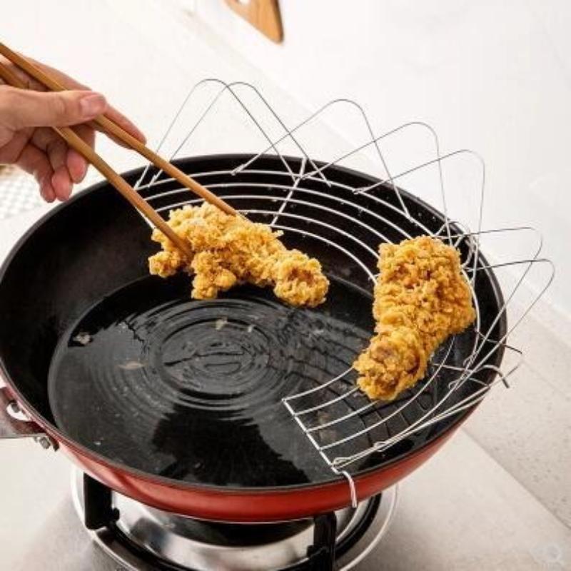 Foldable Stainless Steel Oil F - Home Cooking Oil Filter ulasan dan harga