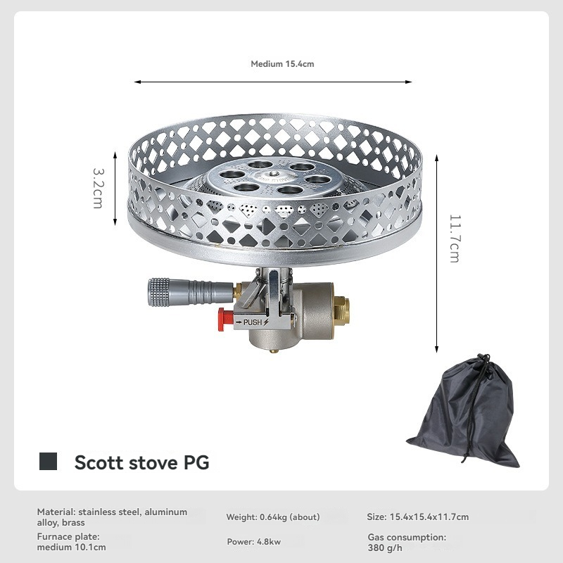 CAMPINGMOON PG-4 Scott Propane - Home Cooking Gas ulasan dan harga