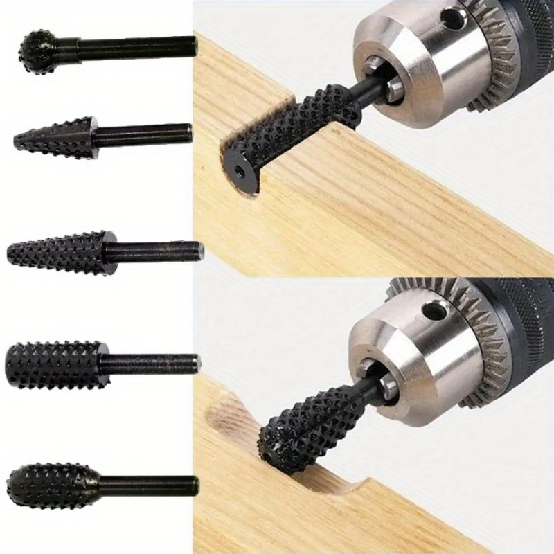 1/4'' 5PCS Drill Bit Set Cutti - Wok Carbon Steel ulasan dan harga