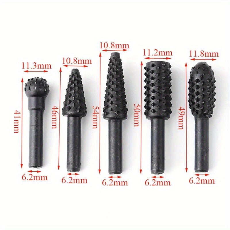 1/4'' 5PCS Drill Bit Set Cutti - Wok Carbon Steel ulasan dan harga